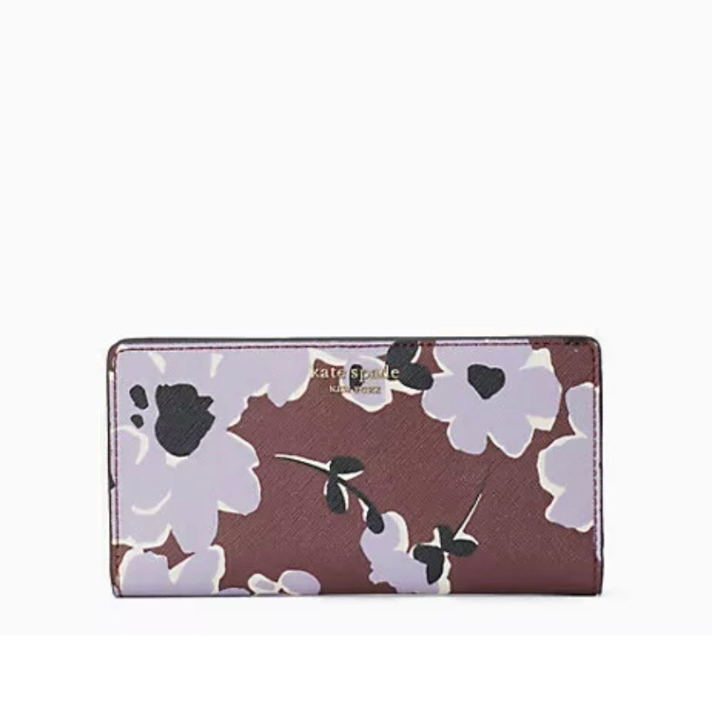 Kate Spade Cameron wildflower slim bifold wallet